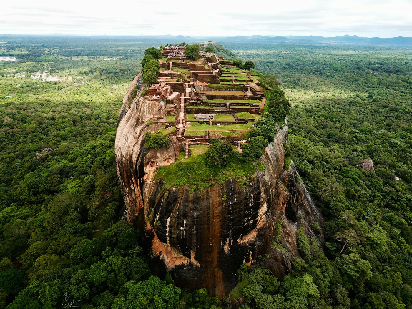Ancient stone Buddha statue among the ruins of Sri Lanka's Cultural Triangle